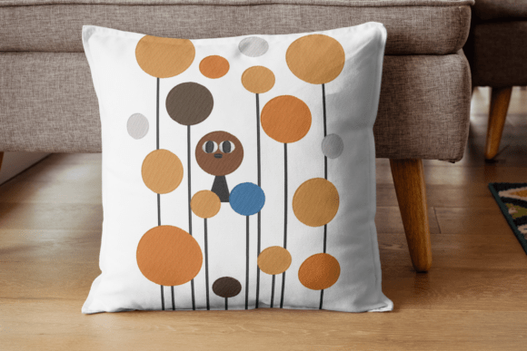 Cute Dots Character Embroidery Art Review