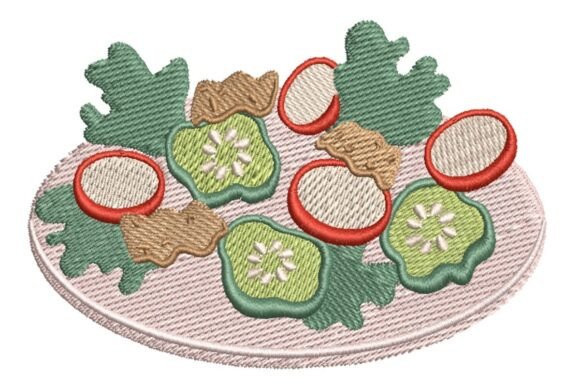 Delicious Fattoush Salad Embroidery Design Review