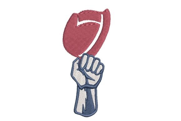 Labor Day Fist with Hard Hat Embroidery Design Review