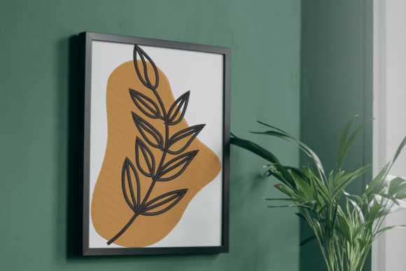 Modern Leaf Outline Embroidery Review