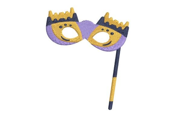 Review: Whimsical Crowned Mask on a Stick Design