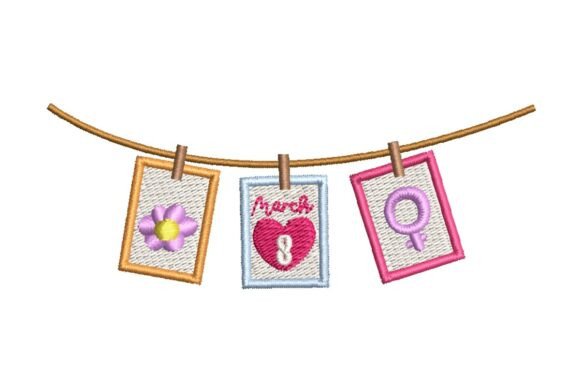 Review: Women’s Day Clothesline Embroidery Design
