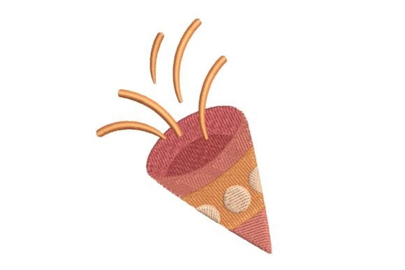 Reviewing Festive Confetti Popping Party Poppers Embroidery Design